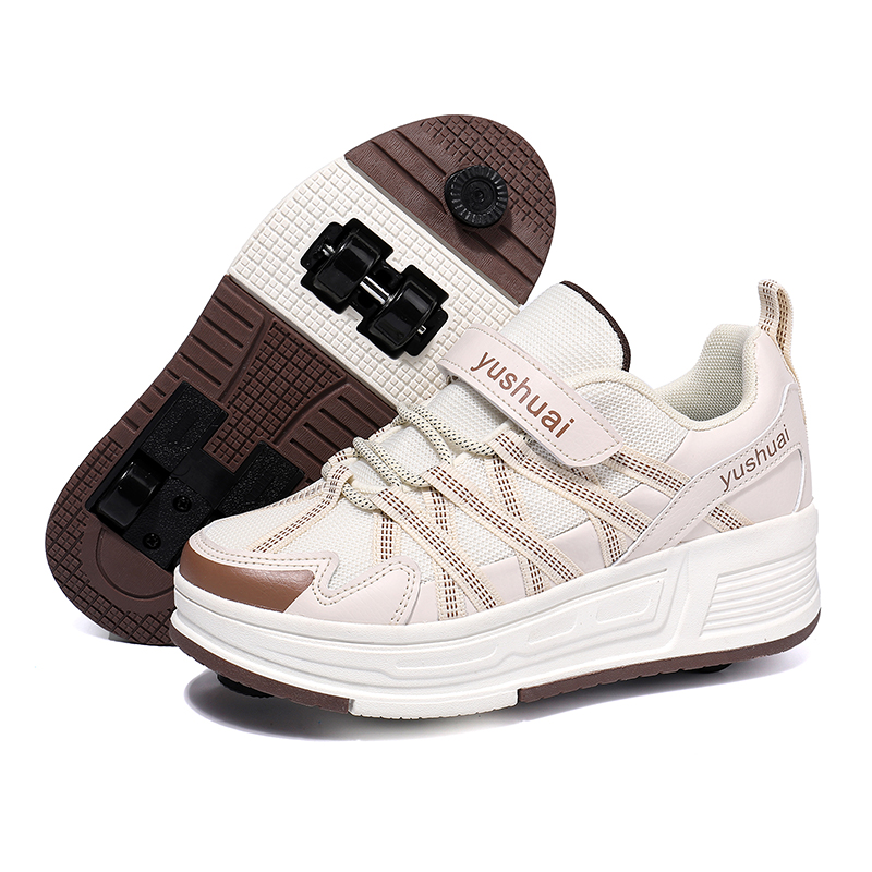 Sneakers - Four-Wheeled Automatic Retractable Invisible Four-Wheeled Walkable