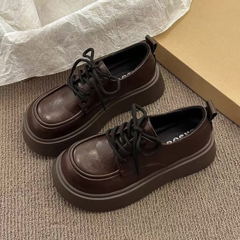 Women Vintage Brown Lace‑up Pl - đánh giá và giá Women'S Shoes