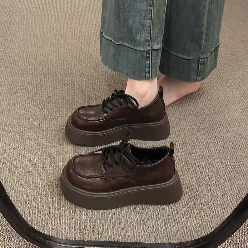 Women Vintage Brown Lace‑up Pl - đánh giá và giá Women'S Shoes