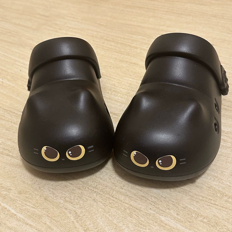 New creative black cat slipper - đánh giá và giá Boots
